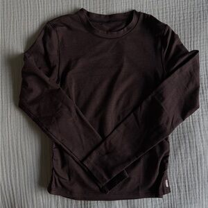 Vuori Long Sleeve Ruched Halo Tee